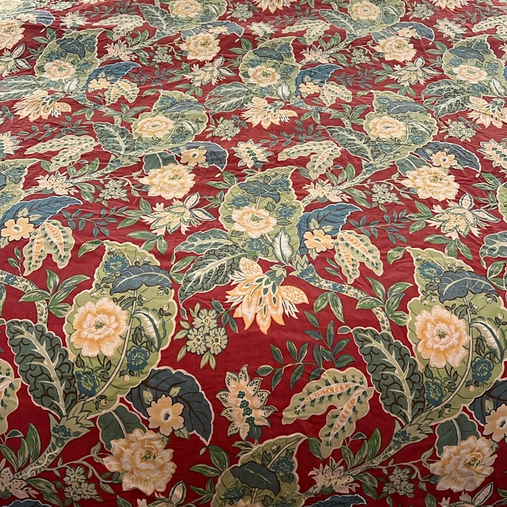 Pottery Barn Full/Queen Flower Duvet Cover